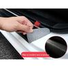 MAXMILO 4Pcs Car Door Sill Protector Reflective 4D Carbon Fiber Leather Sticker Decoration Door Entry Guard Accessories Compatible With Colo4X4Rado
