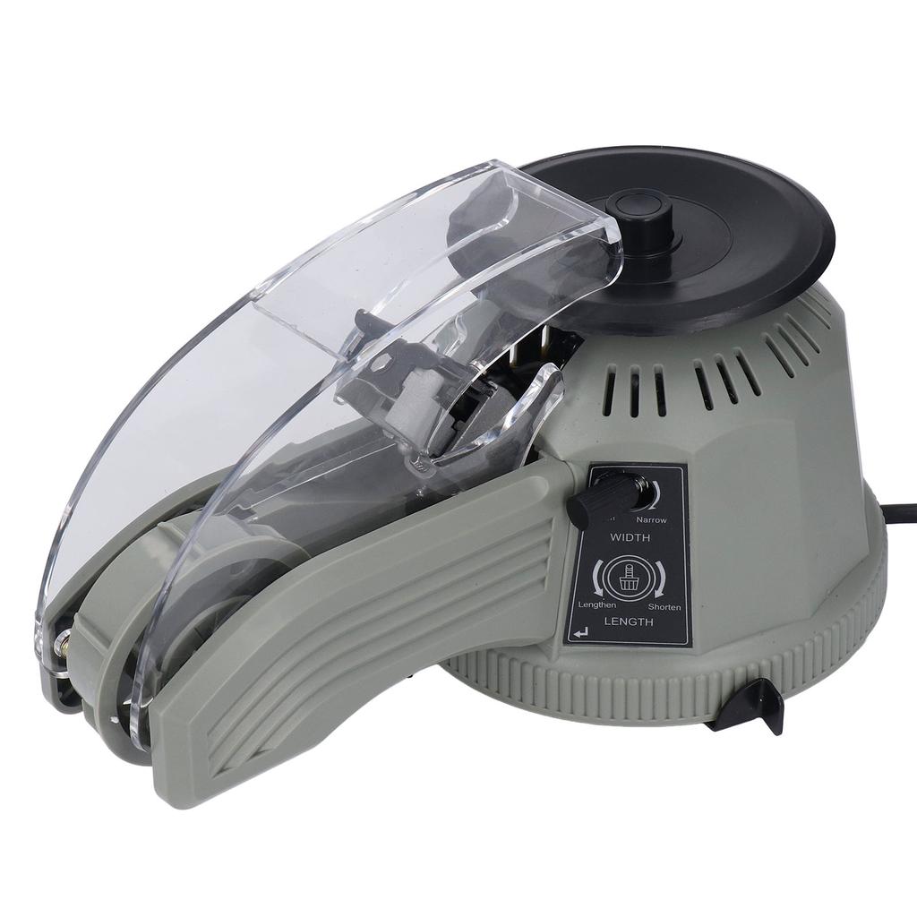 JAXUDA Electric Tape Cutting Machine Manual Automatic Tape Dispenser Rotary Disc Type US Plug 110V