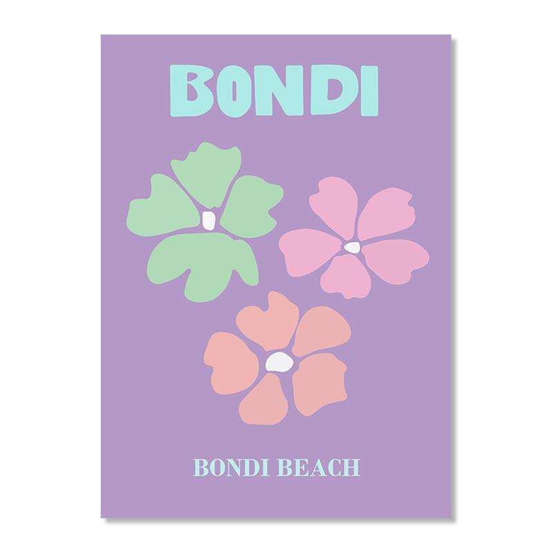 

Миконос Ибица Майами Бонди Амальфи Сан-Тропе Красочный холст Картина Плакат Путешествия Печать Абстрактные фрески Скандинавское настенное искусство Декор 21x30cm No Framed