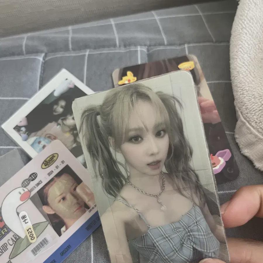 Aespa Photo Card Hanyang University Winter Karina Pre-order Benefit Bonus Winter Raw Pre-order Benefit