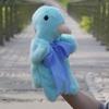 Long Cute Pigeon Fur Plush Animal Hand Puppet For Kids Interactive Playtime