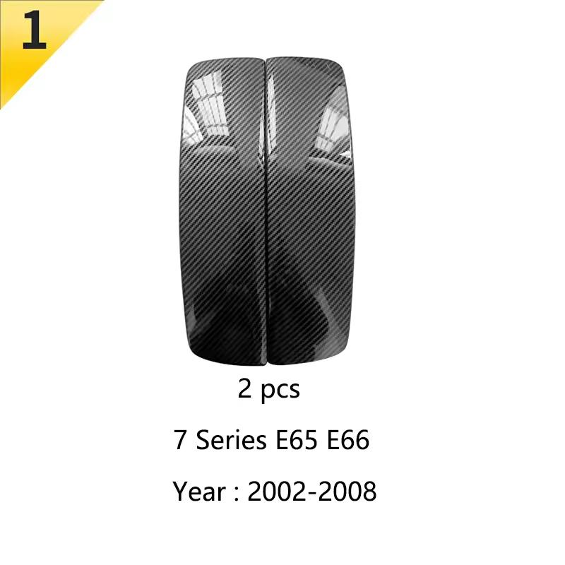Carbon Fiber Car Center Console Lid Armrest Box Cover Trim Sticker For BMW 7 Series E65 E66 F01 F02 G11 Storage Box Accessories