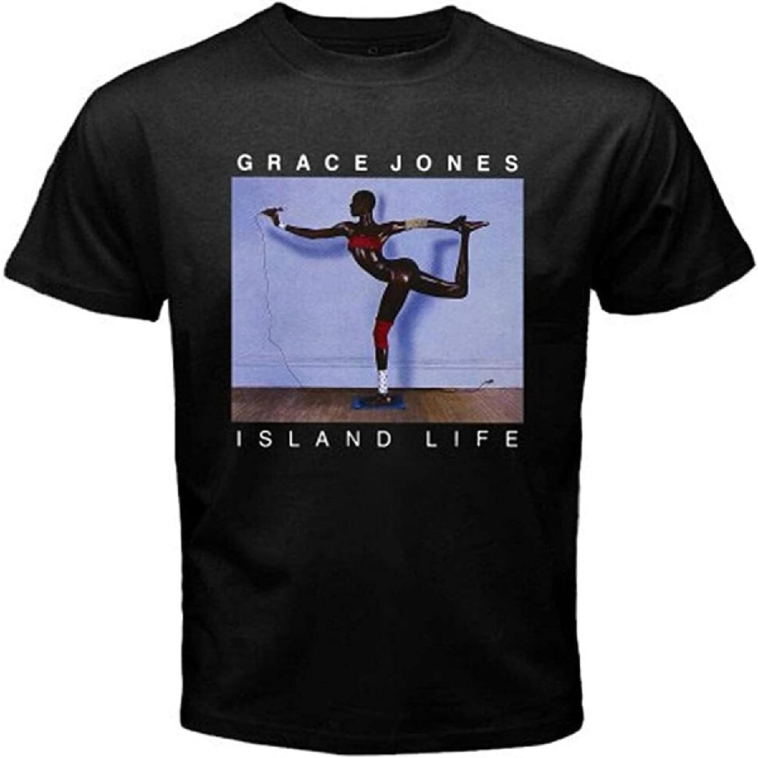 STAY GOOD Grace Jones Island Music T-Shirt Unisexens Tees XXXXXL разноцветный
