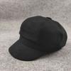 Winter woolen material octagonal hat cm small head circumference women's hat cm large head circumference women's hat simple casual and elegant woman