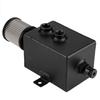 Car Modified   Aluminum 2L Oil Catch Can Reservoir   with Breather Filter Black