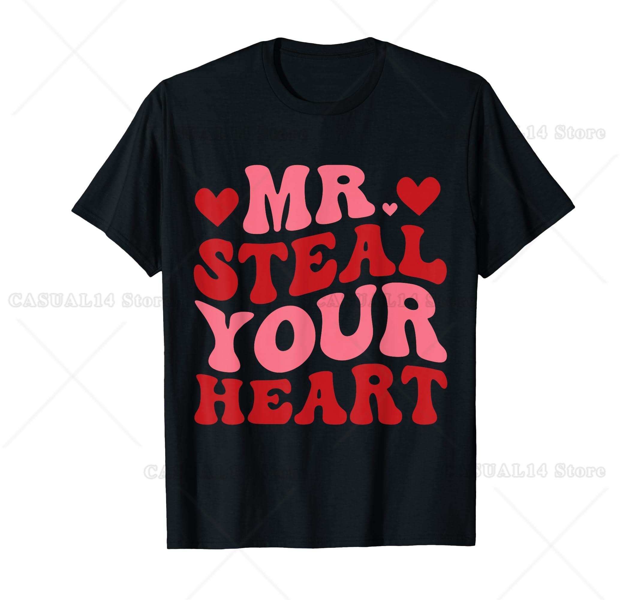 Mr Steal Your Heart Retro Valentine s Day T-Shirt S