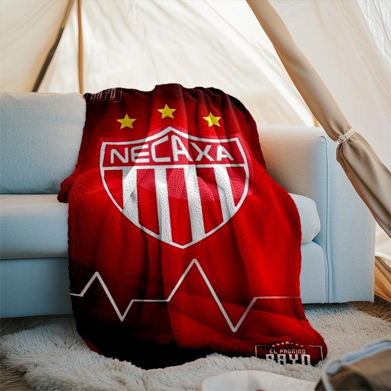 1PC Football Crest Heartbeat Printed Soft Flannel Blanket Throw for Adult Bedroom Living Room Sofa Camping Travel Fan gifts Christmas Gifts