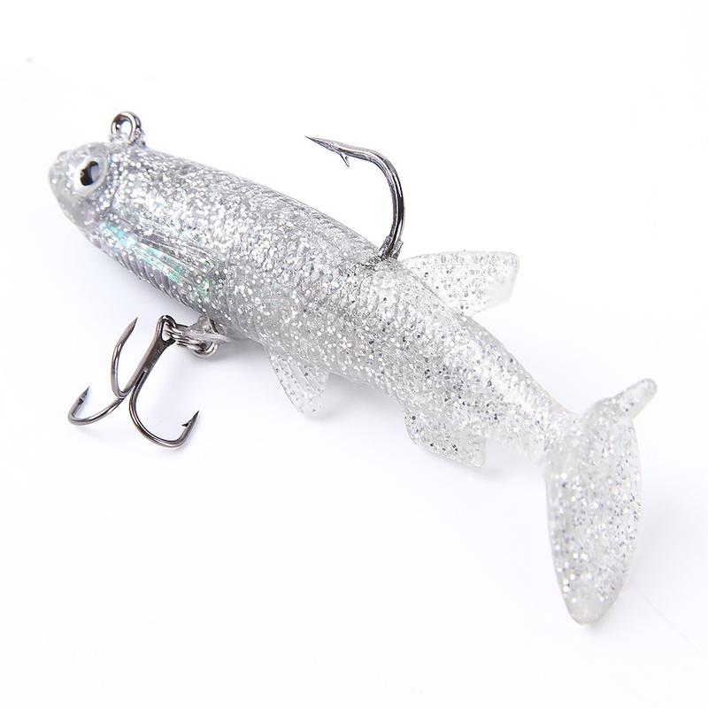 Silicone Soft Lures Worm Fishing Baits Bass Trout Shad Bait Crank Swim Bait