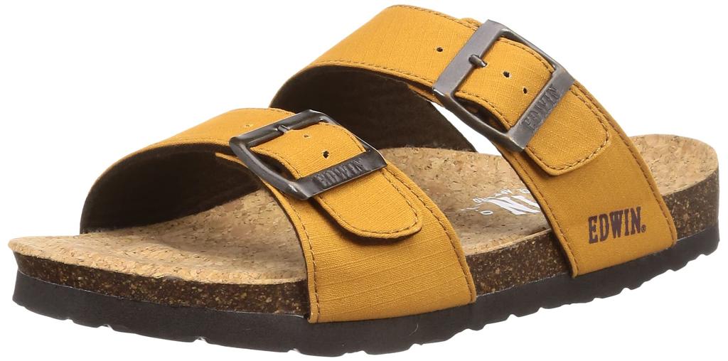 Edwin Sandals Mustard Size cm Men's EW9301, (305), 27.0
