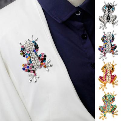 Broche incrustée de strass pour femmes, broche de décoration de vêtements, bijoux cadeau