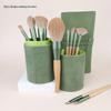 Qingluo 10-Piece Makeup Brush Set - Super Soft Brushes for Blush, Powder, and Eyeshadow