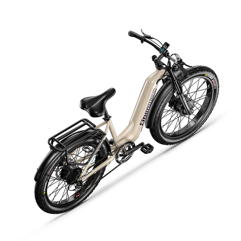 26" Urabn Electric Bike Shengmilo S700 for Adults with 1500W 48V17.5Ah, Rear Cargo Rack Ideal for Daily Commuter & Outdoor Adventure