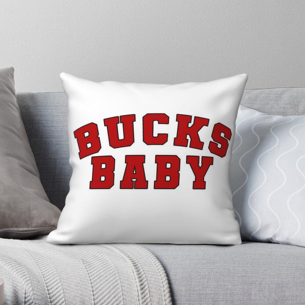 Bucks Baby Square Pillowcase Polyester Linen Velvet Creative Zip Decor Pillow Case Home Cushion Cover Wholesale