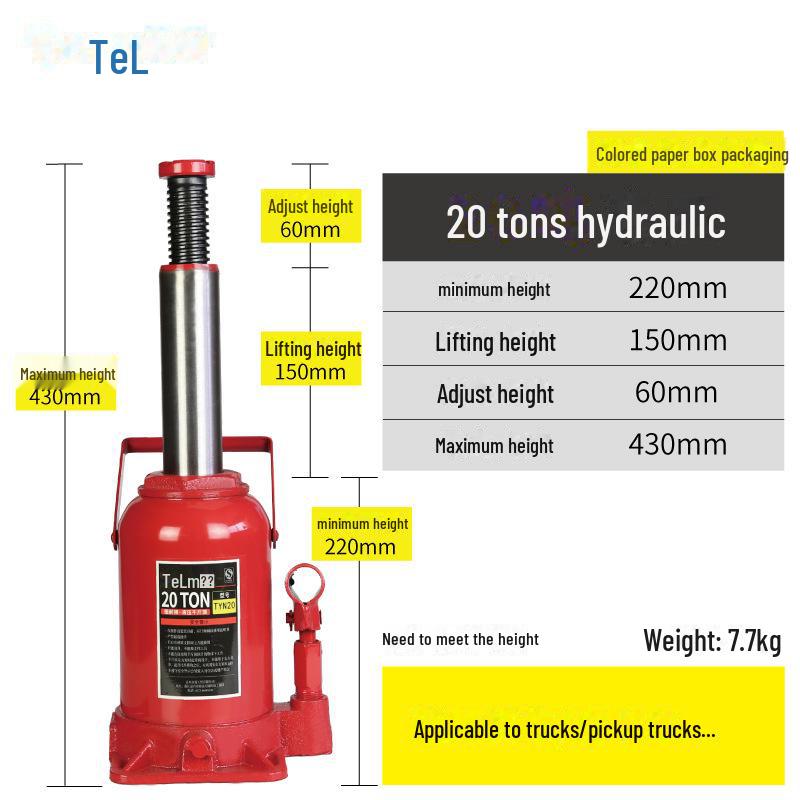 Hydraulic Car Jack for Off-Road Tire Changes (2T/3T)