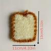 Hand Crocheted Bread Dish Towel Double Sided Kitchen Scrubber Drying Cloth Absorbent Eco-Friendly Christmas Gift for Home Bakers