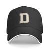 Gelber Buchstabe D Unisex Damen Verstellbare Baseballkappe Coole High-End Snapback-Kappen für Damen Unisex Mode Street Style Hut
