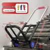 Carrello Manuale Pieghevole Portatile per Scale per Carichi Pesanti – Carrello Portabagagli Conveniente e Compatto