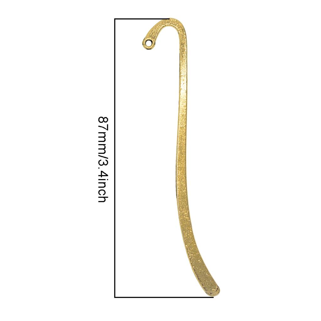 Classic Metal Alloy Bookmark Clip Beading Bookmarks Hooks Bulk Book Marker Clips - Pack of 40 DIY