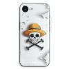 Case For iPhone SE 2024 One Piece Skull Logo Grey Background Maniacase