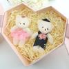 12pcs/bag Plush Doll Mini Bear Flower Bouquet Plush Animal Cartoon Bouquet Doll  Kids/Children Toys