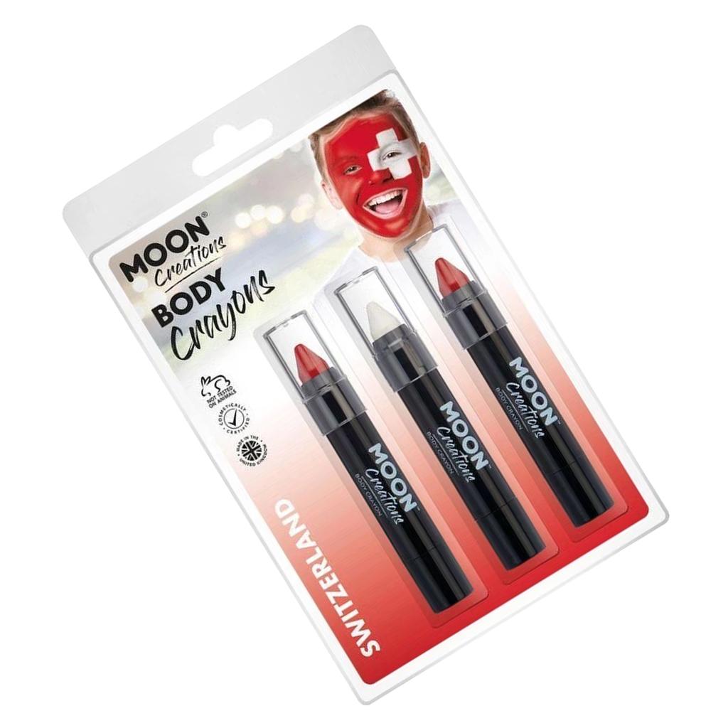 Moon Creations Körper-Kreiden (Packung mit 3)