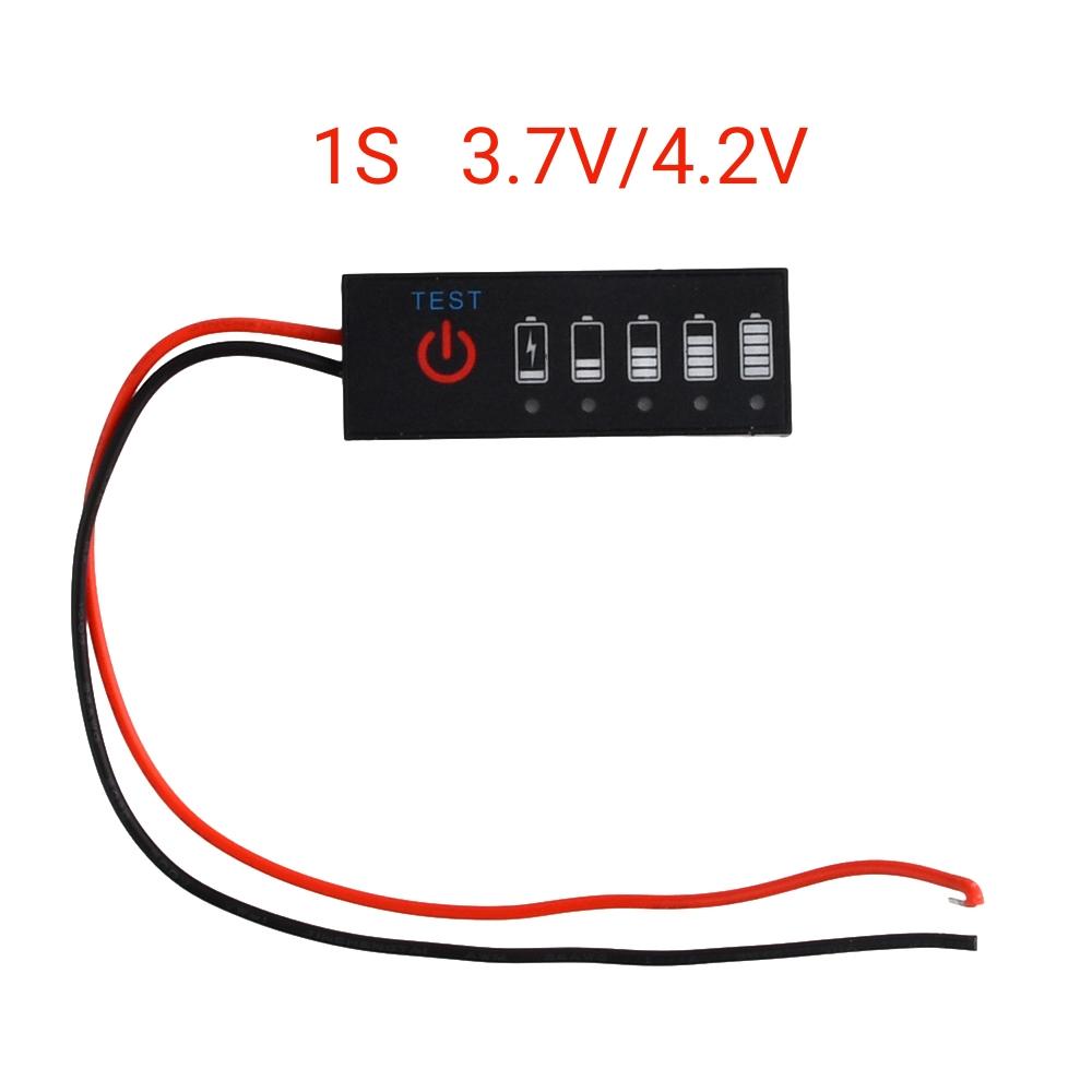

1S-7S Battery Level Indicator Tester 18650 Li-ion Lipo Lithium 3.7-29.4V Lead Acid Display Meter Module Capacity Voltage Meter