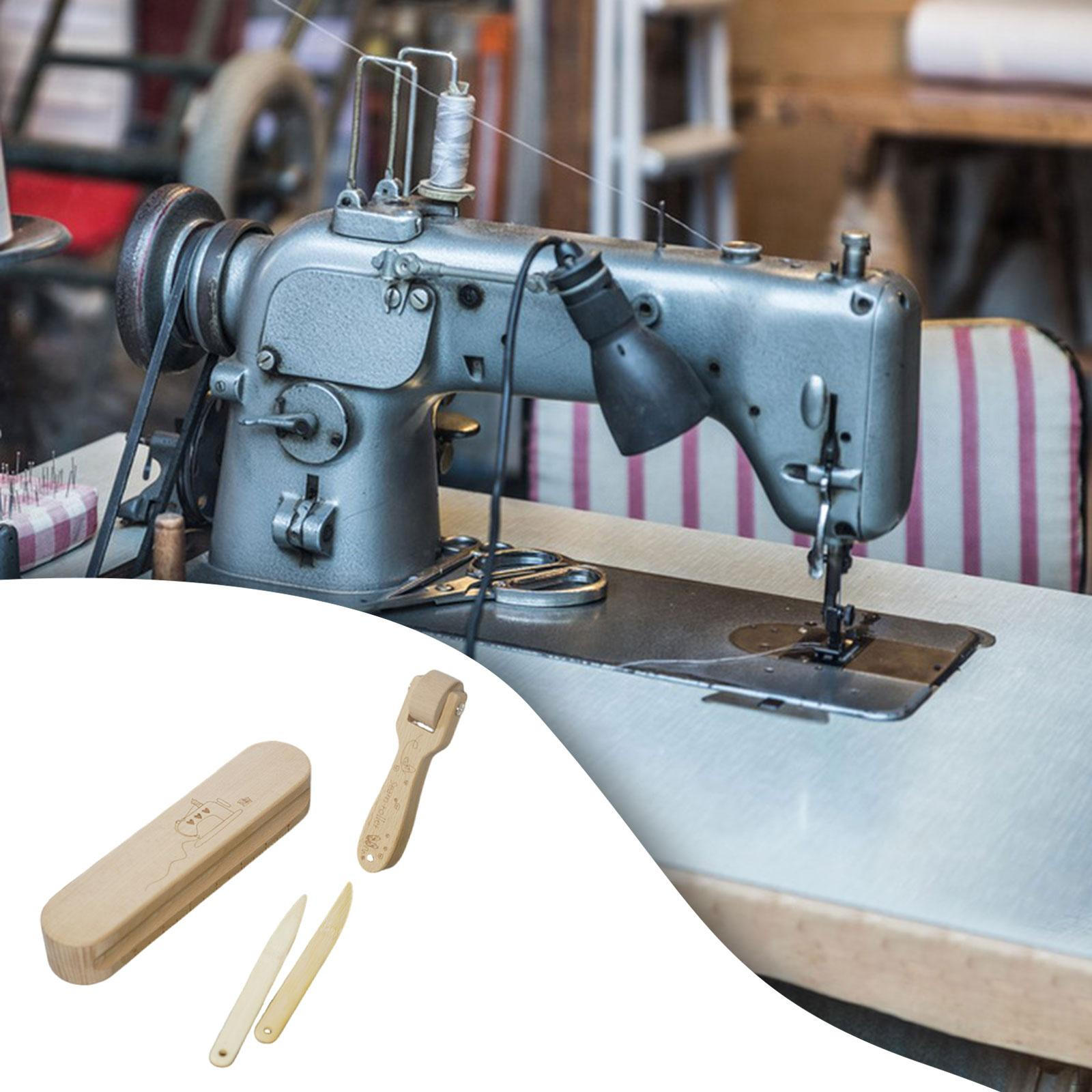 

Ролик для швов для шитья Деревянный портновский хлопок Легкий в использовании Портной Практичный набор для прессования Пресс