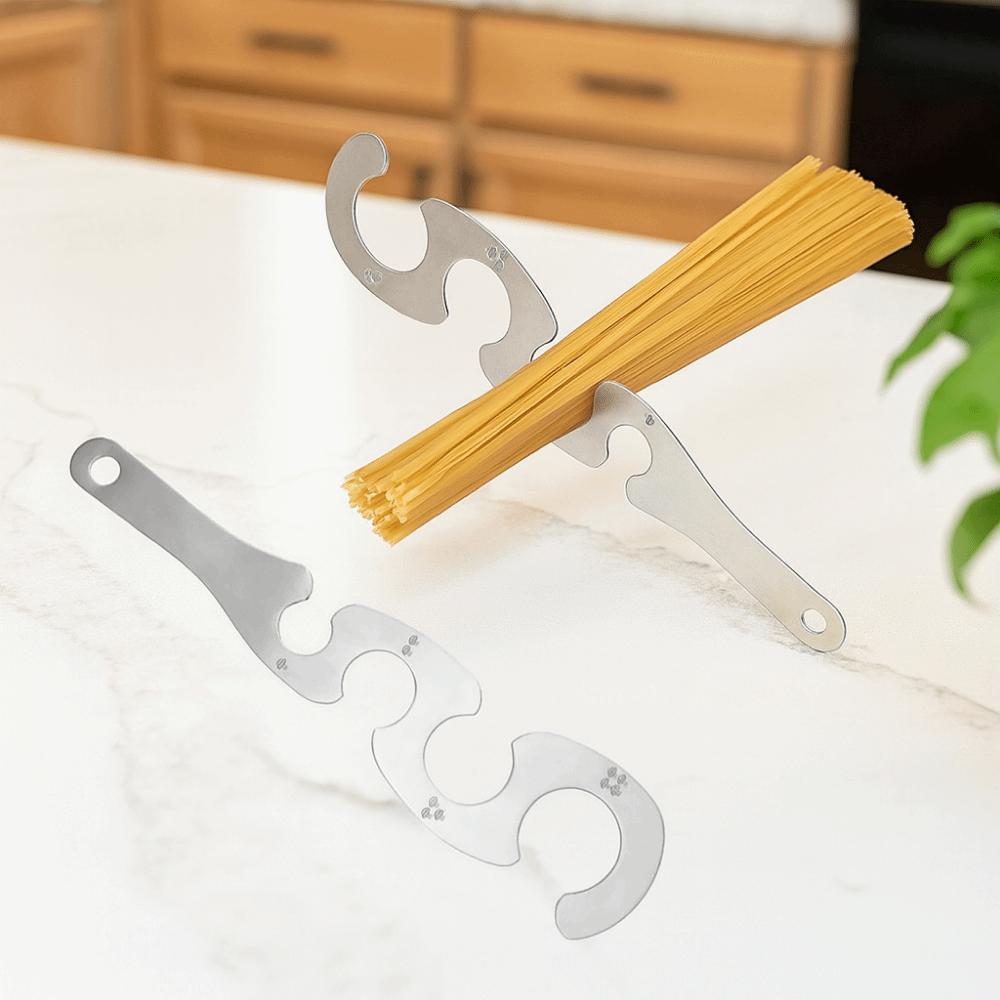 Stainless Steel Pasta Measuring Scale S Shaped Noodle Measure Spaghetti Measuring Tool for Home