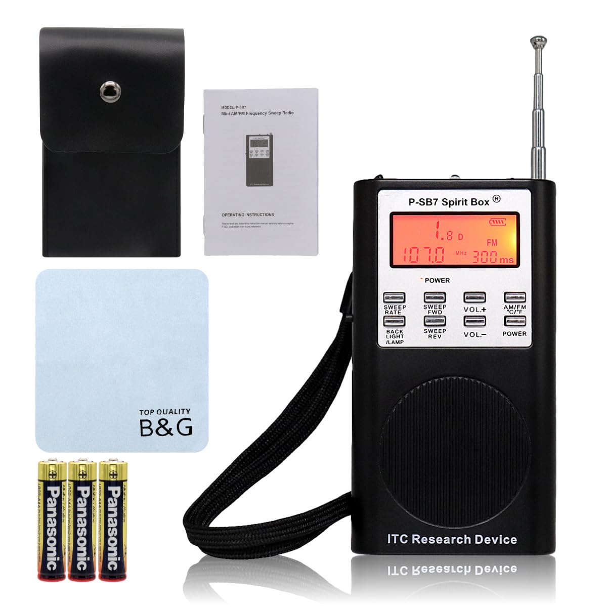 

Paranormal Spirit World Radio Spirit Box SB7 Spirit Box for Ghost Hunting EVP з динаміком Ghost Ghost Communication [Experience Phenomena]