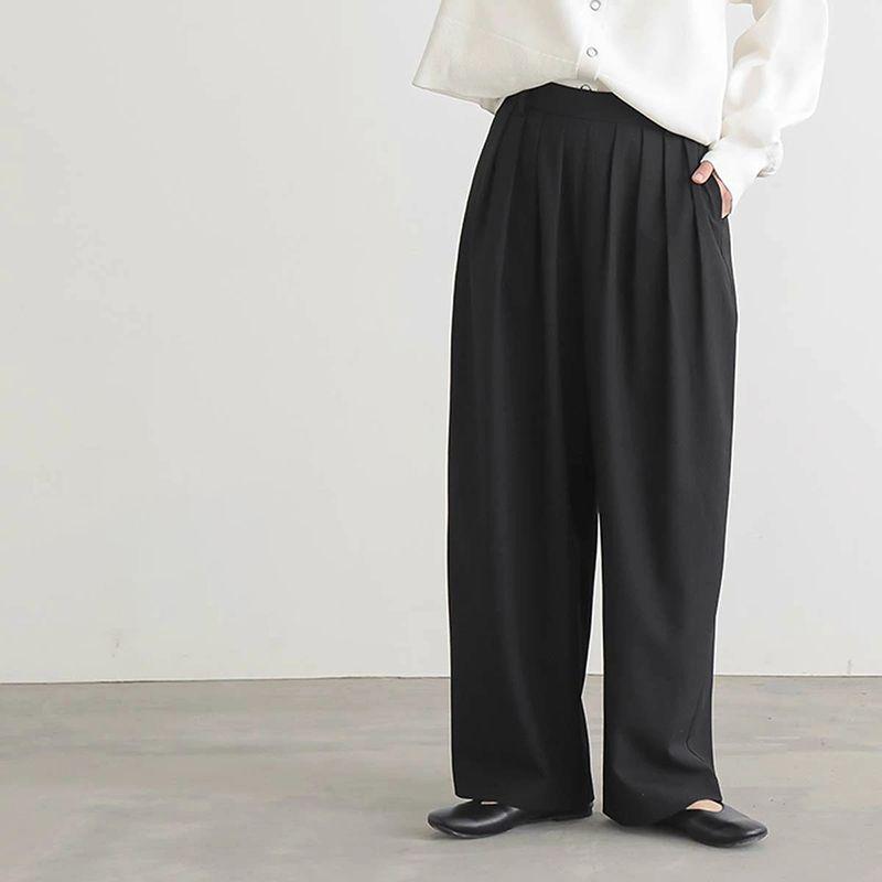 Summer New Arrival Women's Clothes Casual Pants 3 Colors Minimalist Easiest for Match Small Loose Pants Pants High Waist Loose-Fitting Slimming Pants