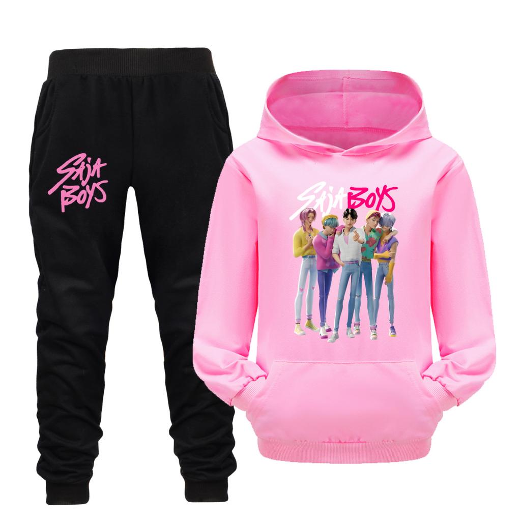 Sweat à capuche pour enfants Tout-petits Filles KPop Chasseurs de démons Saja Vêtements pour garçons Sweat-shirt à manches longues pour bébés garçons Printemps Automne Vêtements pour enfants