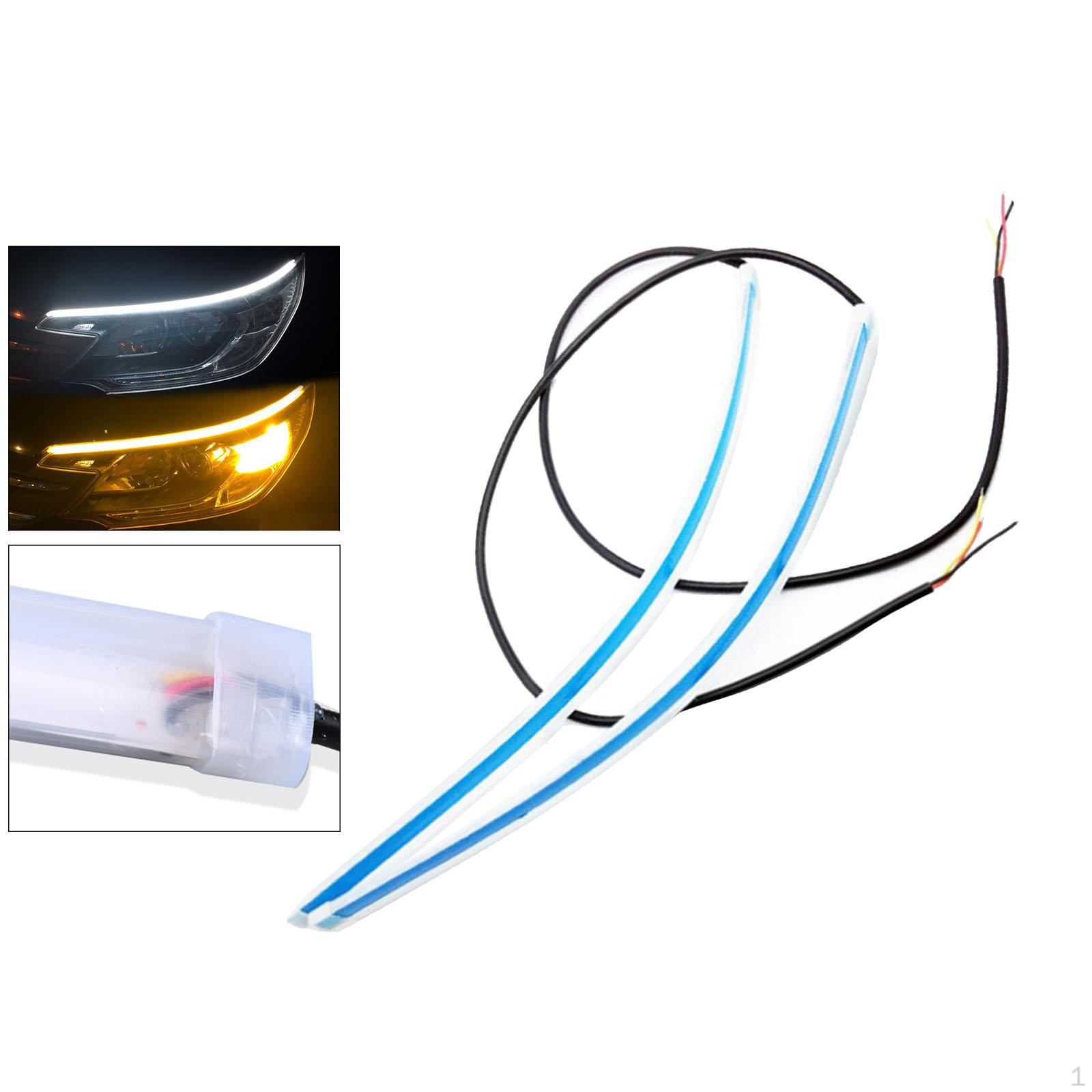 

2 Дневной ход, 12 В, двухцветный, простой в установке, универсальный R To Y 45cm