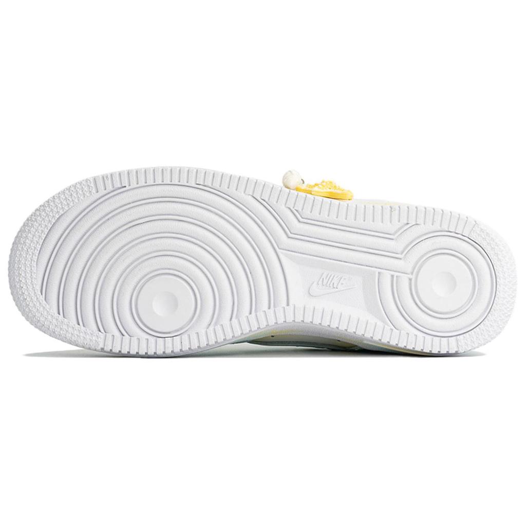 Nike Air Force 1 Skateboard Shoes Women's Low Top Green/Yellow CW2288-111(Team113-S-BOX)