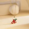 Christmas Necklace Women Titanium Steel Festive Design Trendy Accessory