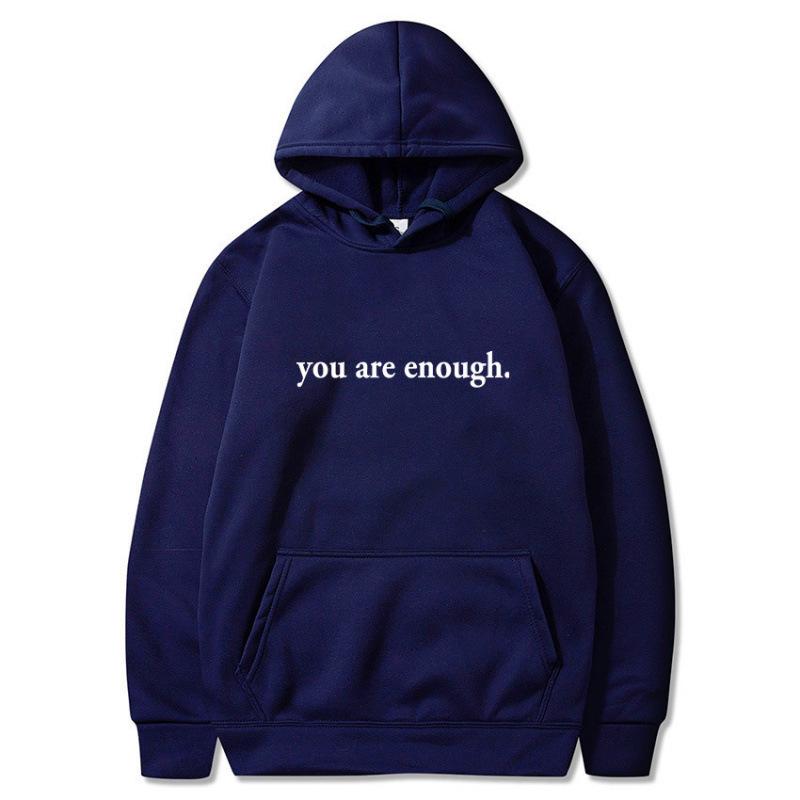 Damen Oversized Hoodie mit Fleece-Futter, Buchstaben-Slogan-Print, Kängurutasche und Kordelzug.