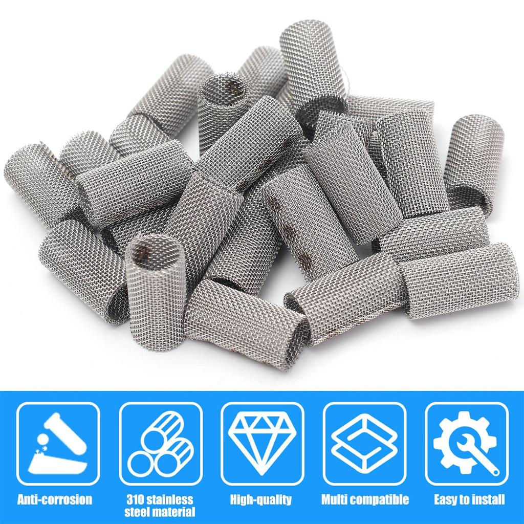 Stainless Steel Burner Filter Screen for Diesel Heater Spark Plug Burner Stainless Steel Filter Screen Kit/Tool Kit 5-20 Pieces