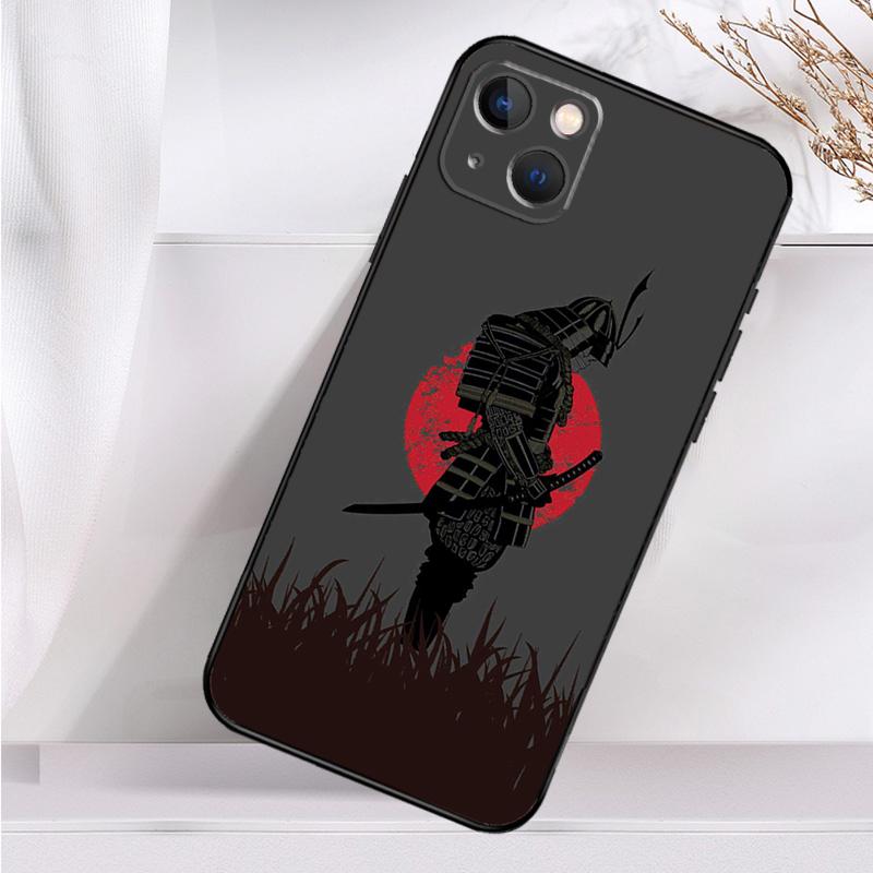 Japanese Samurai Warrior Shockproof Case For iPhone 17 11 14 15 16 Pro Max Plus 12 13 Mini 16e 17 Air Phone Cover