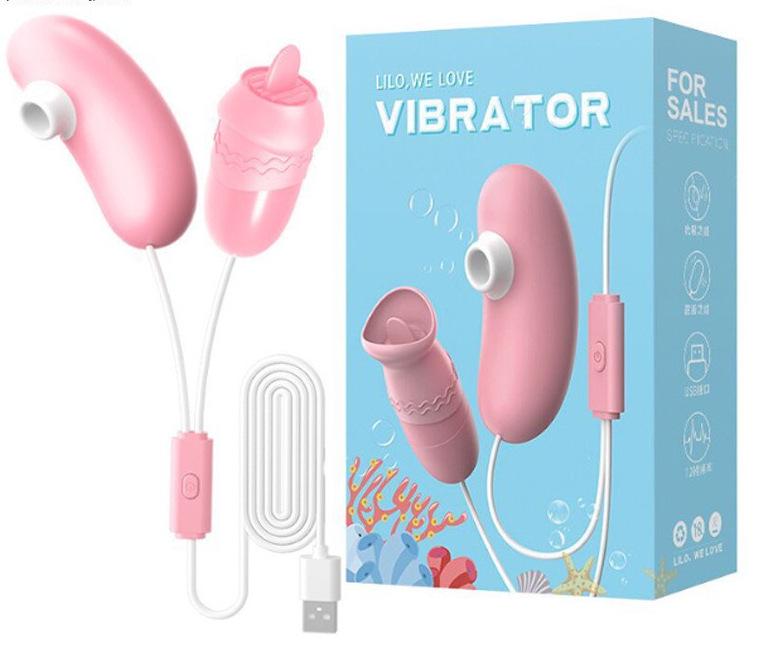 Estimulador Clitoriano Lailo Pequeña Concha Marina y Caballito de Mar - Vibrador Erótico para Adultos para Mujeres y Hombres.