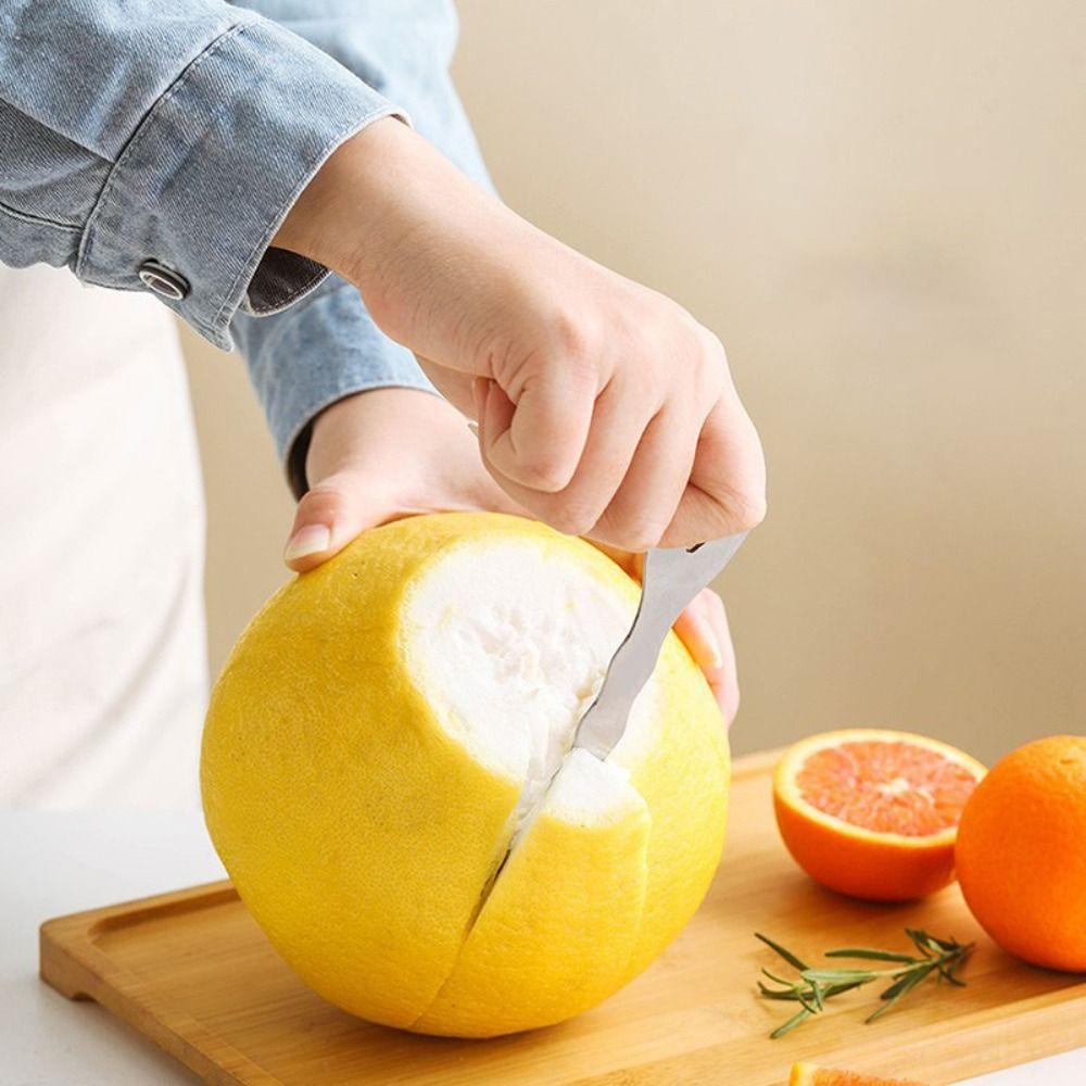 304 Stainless Steel Orange Peeler Rustproof Pomelo Peel Remover Portable Citrus Peeler  Lemon