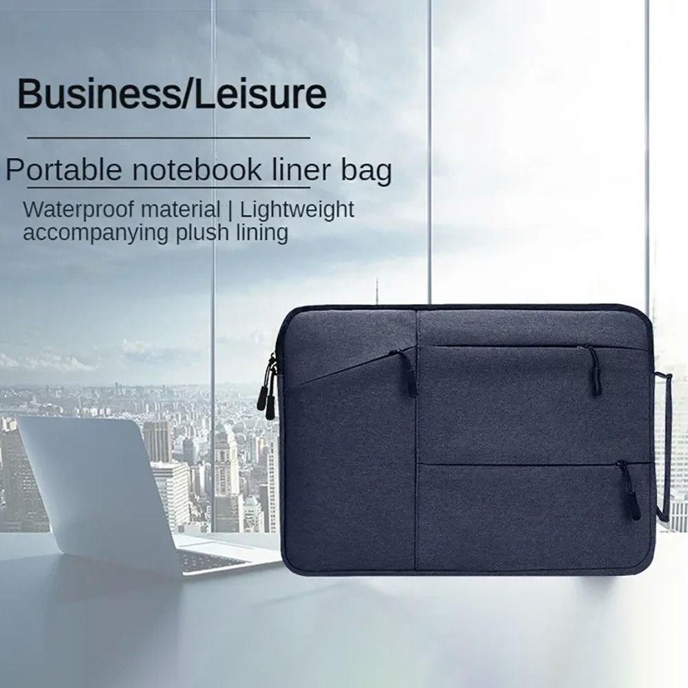 Large Capacity Laptop Handbag Shockproof Tablet Protective Pouch Laptop Sleeve Case  Business