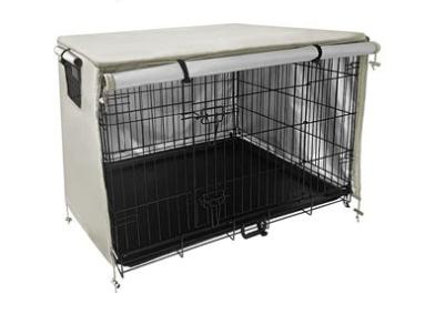 Outdoor Oxford Fabric Pet Cage Cover Garden Patio Dog Crate Cover Windproof Dustproof Anti-UV Cover for Pet Cage