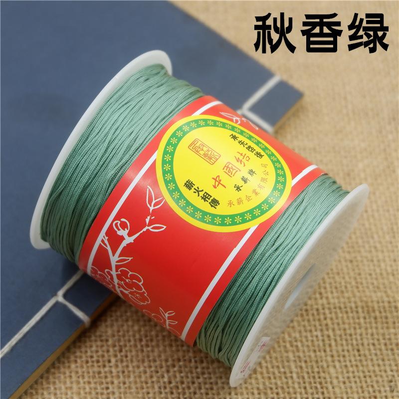 Taiwan Chengxin A Linie 1 mm Jade-Linie DIY Schmuck Weben Armband Seil Rotes Seil Geflochtenes Seil Chinesischer Knoten Draht