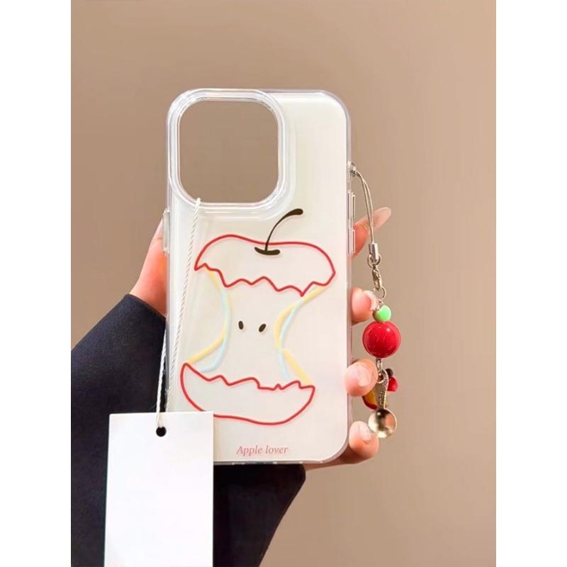 A Creative Apple Core IMD Phone Case Suitable for Apple 16promax Shockproof Iphone15 Case 14