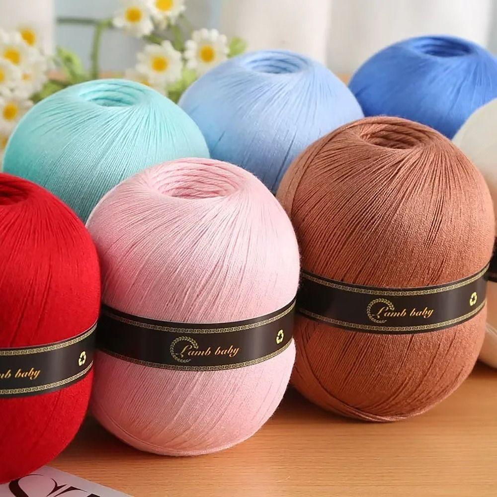 Pure Silk Silk Cotton Yarn Thin Lace Knitting Supplies Hand Knitting Yarn Crochet Yarn For Crocheting Knit Sweater Shawls
