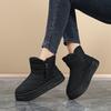TUINANLE High Quality Women's Boots, Plush Snow Boots, Warm High Top Flat Bottom Ladies Winter Shoes