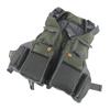 Fly Fishing Vest Multi Pocket Waistcoat Adjustable Fishing Life Jacket with Floating Pad