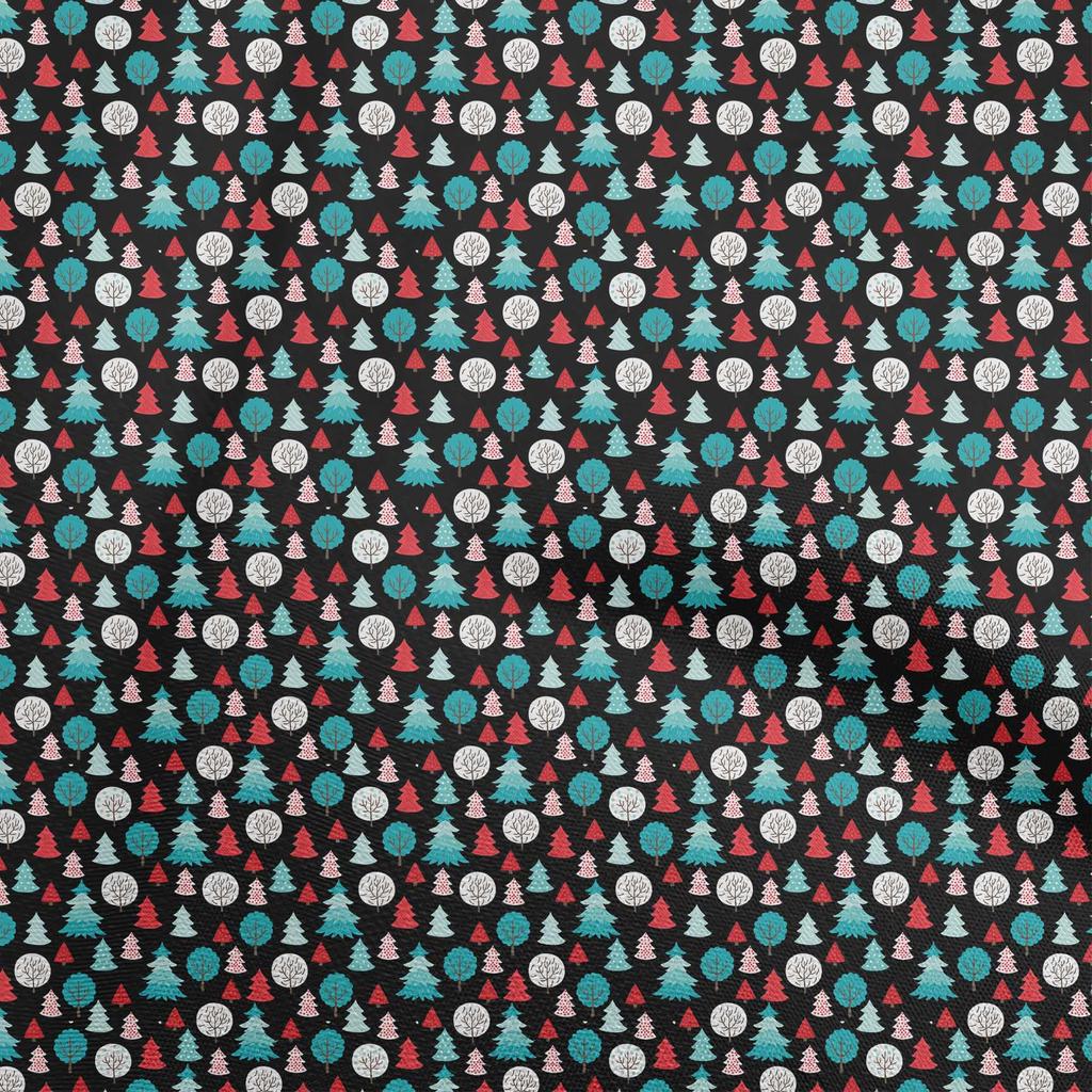 oneOone Bawełniana elastyczna tkanina w kolorze różowego różu Materiał do szycia na Boże Narodzenie Tkanina do nadruku na jardy 40 cali