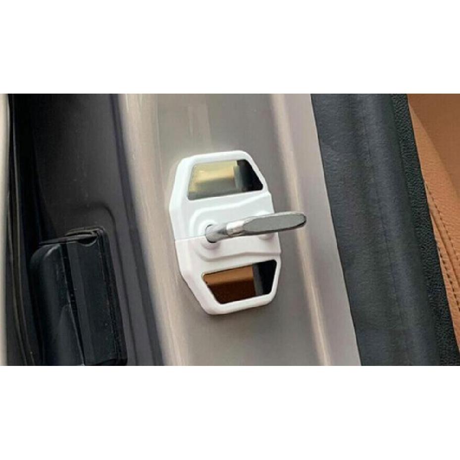 For BMW 5 Series G30 2018-  ABS Silver Door Lock Buckle Protection Trim