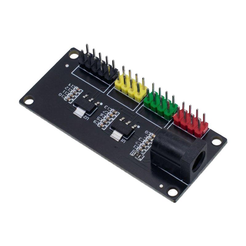 1.1V 1V 11V Triple Output DC-DC Power Supply Module Input DC 6V-11V Dual Sided Design Multiple Pin Terminals
