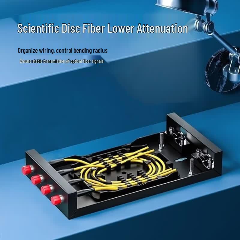SAMZHE 4-Port FC Single-mode Fiber Optic Terminal Box
